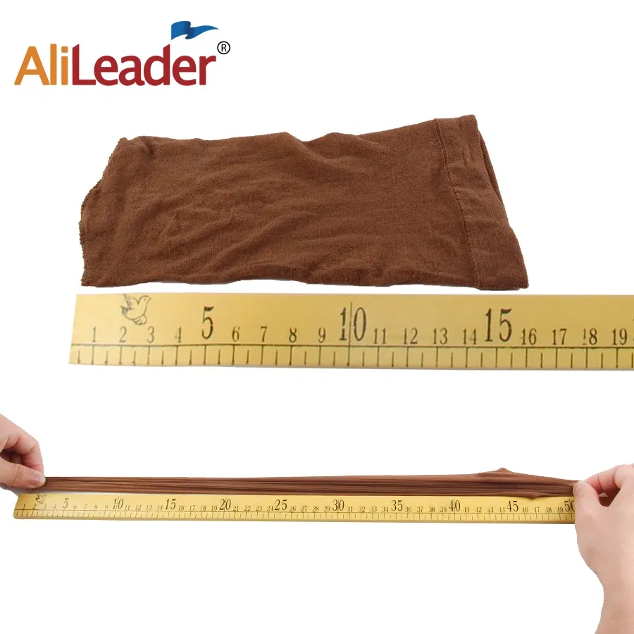 Color: Silver - 1/2/3Packs Wig Cap Stocking Stretch Stocking Wig Caps For Making Wigs Caps Hairnets Stretch Elastic Wig Weaving Cap Brown Black