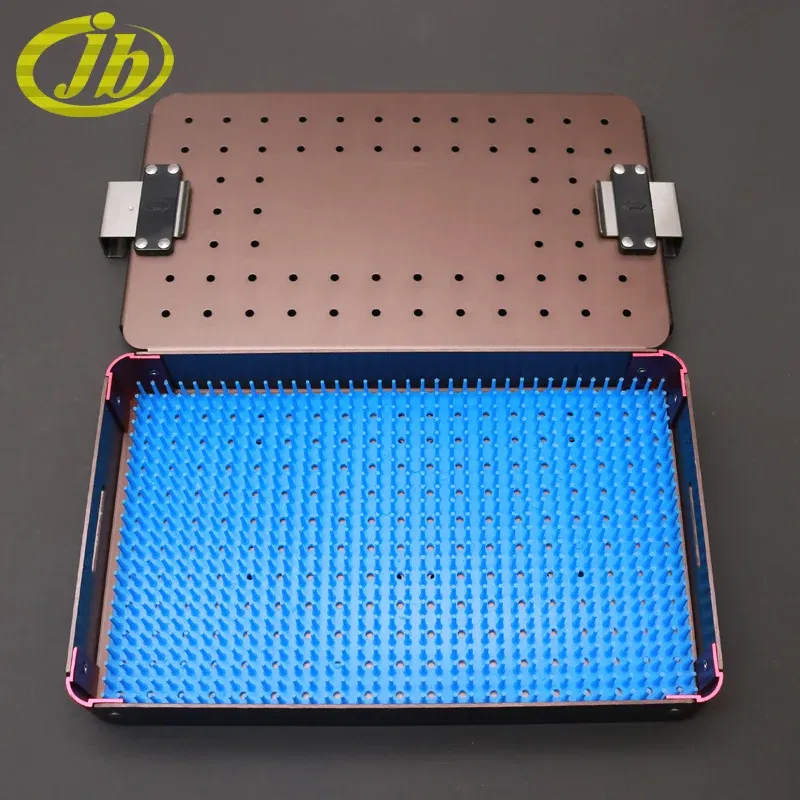 Color: Brown, Ships From: CHINA - Medical disinfecting box surgical operating instrument single-deck aluminium alloy coffee autoclave sterilization