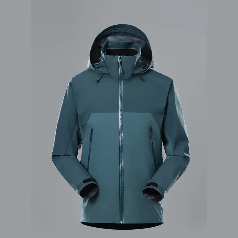 Color: Blue, Size: L - ARC Outdoor Men's and Women's, Fashionable, Windproof and Waterproof, Mountaineering, Breathable, Travel, Camping, Windbreaker