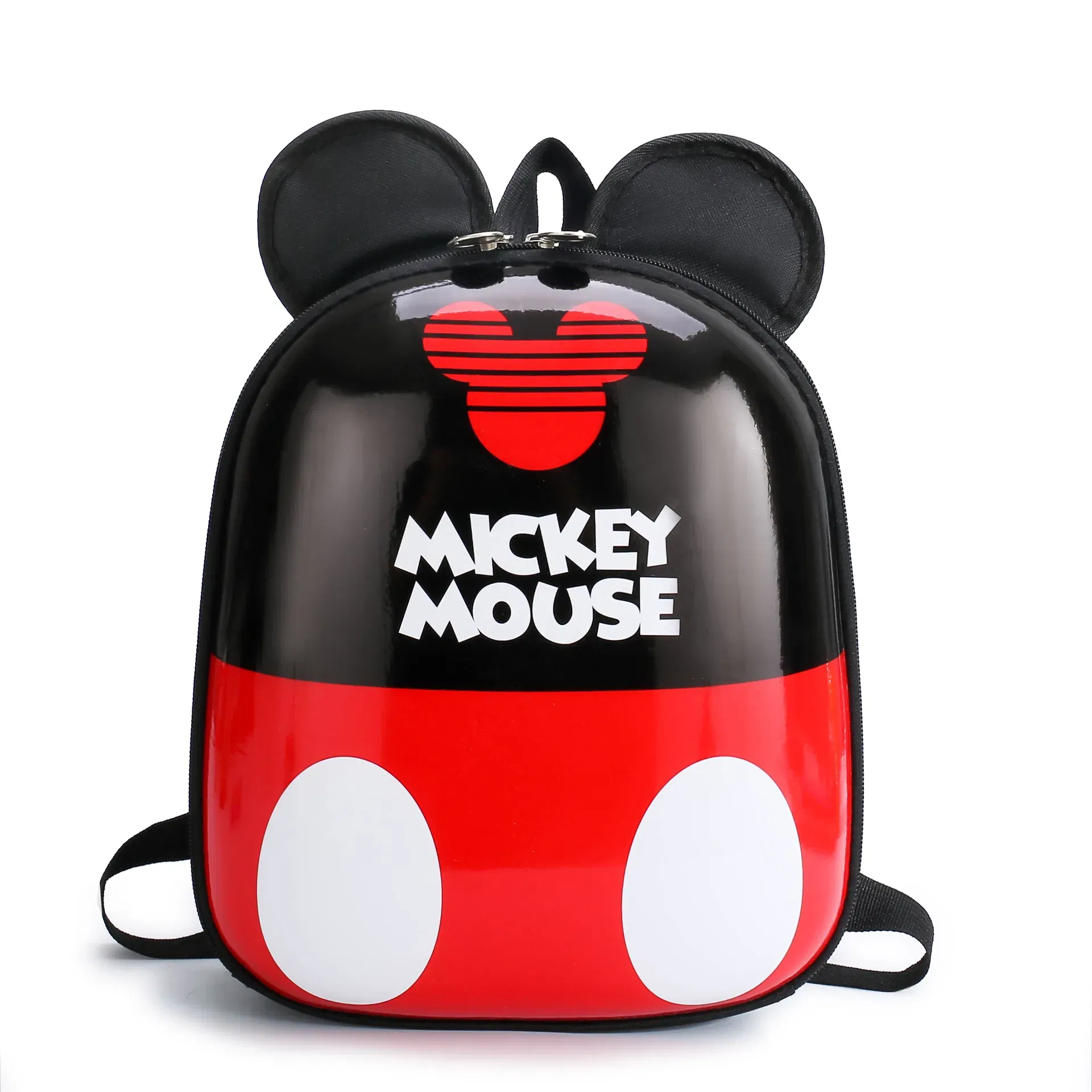 Color: green - Disney Mickey mouse Minnie Children's school bag kindergarten boy girl baby backpack 2-5  minnie cute cartoon egg shell backpack