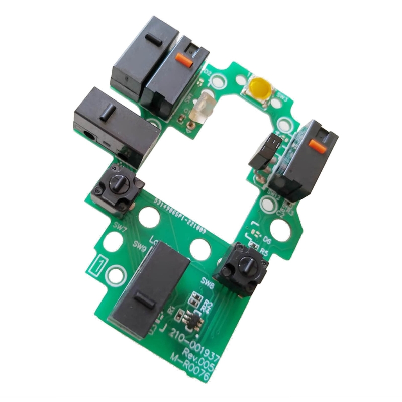 Color: Orange - for Logitech G502 Lightspeed Wireless Mouse Repair Parts 8.0 Mouse Upper Motherboard Micro Button Key Board 594A