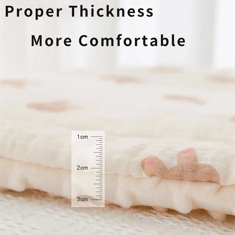 Color: WHITE - Baby Stroller Seat Cushion Soft Mattress Kids Pushchair Car Mat Stroller Accessories