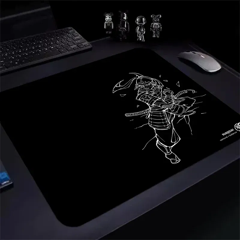 Color: BROWN, Size: XXS - Gamer Professional Kurosun Samurai Gaming Mouse Pad Game Ultrafine Surface Balance Mouse Mat 45x40CM E-Sports Mousepad Desk Mat