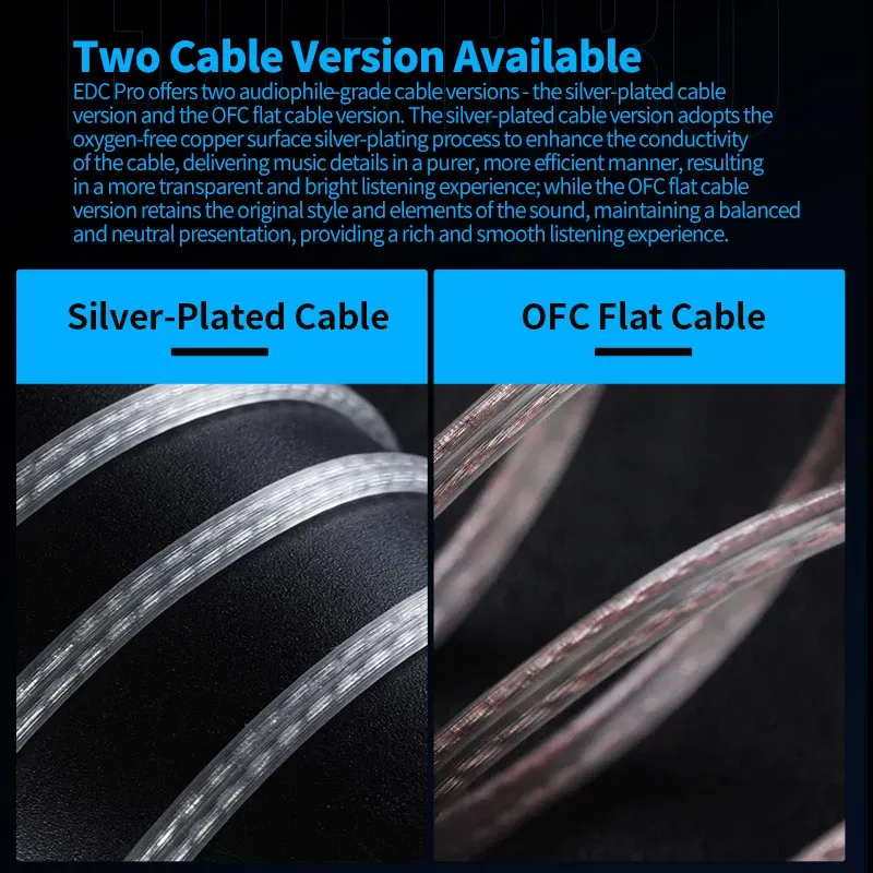 Color: WHITE - KZ EDC PRO upgraded high-quality dynamic HIFI in ear interchangeable cable wired motion noise cancelling headphones