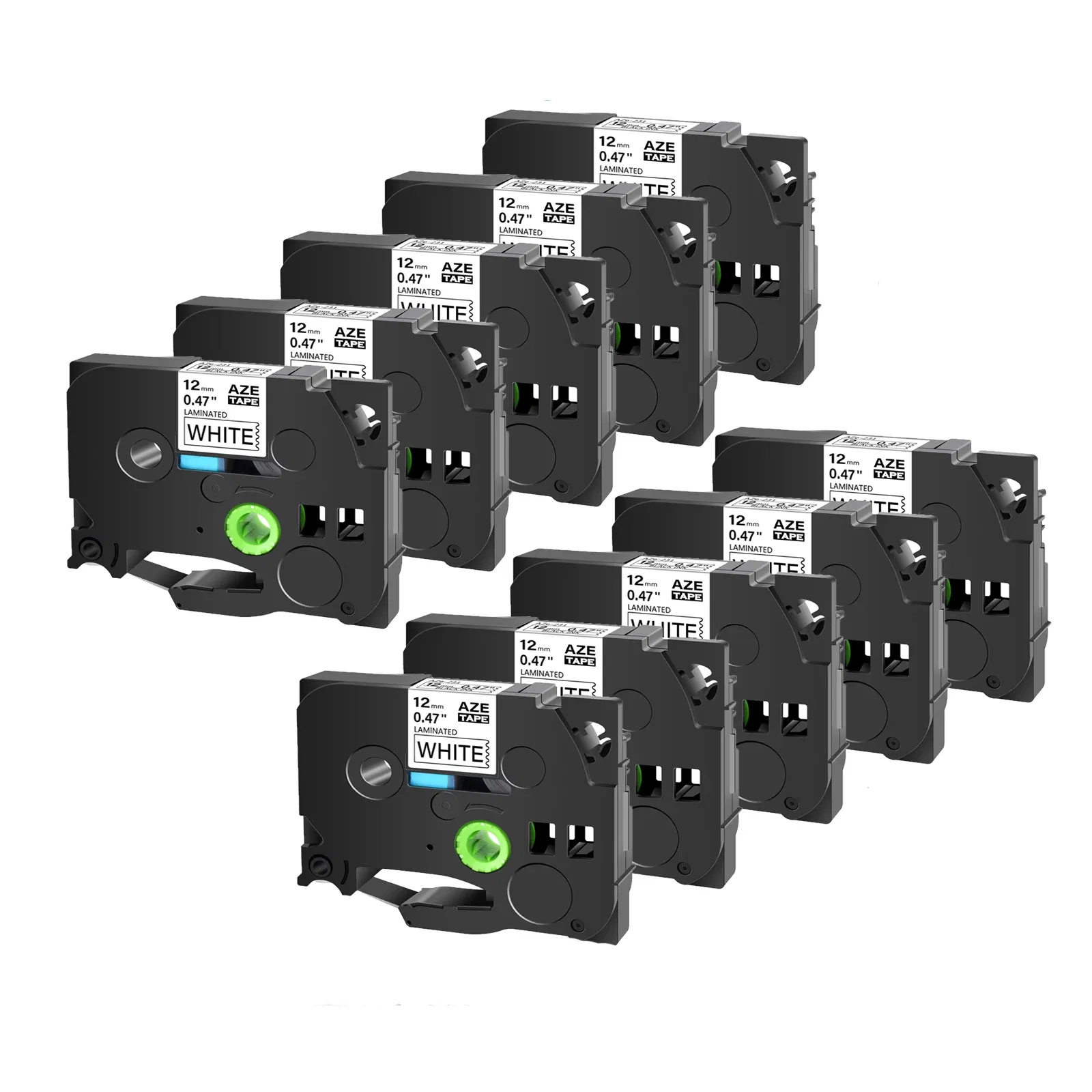 Color: LC, Width: 12mm - Greencycle 10PK TZe 231 Label cassettes Compatible for Brother Ptouch Printer Black on white Label tape 6mm 9mm 12mm 18mm 24mm