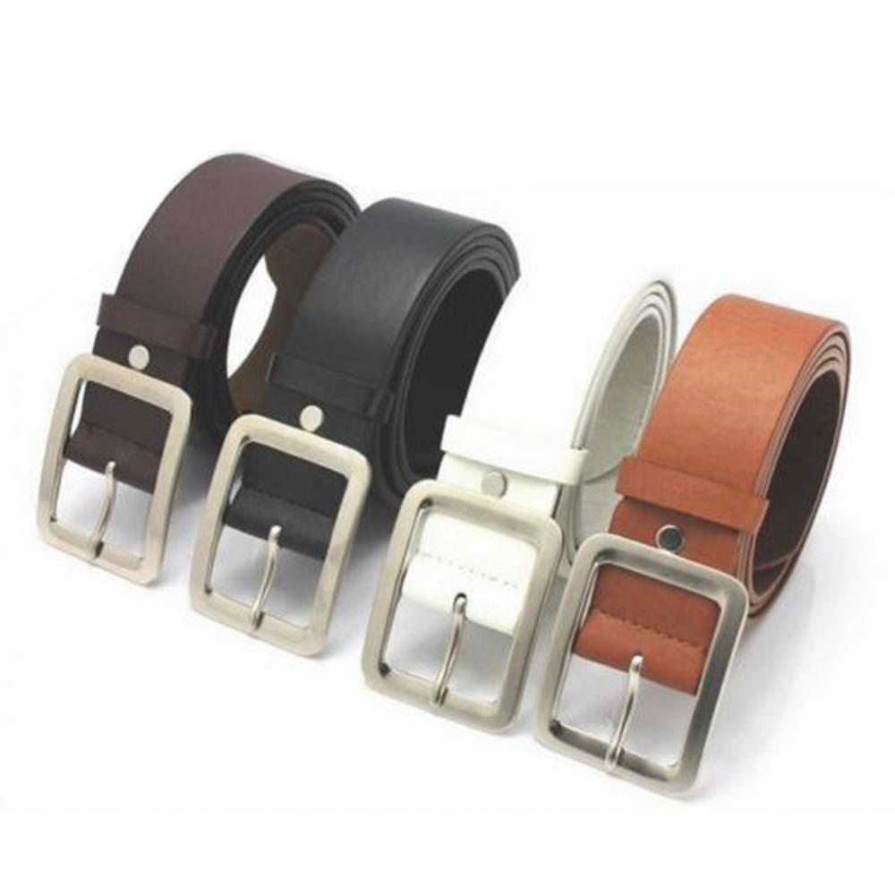 Color: Brown - Business Men Luxury Belt Casual Pin Buckle Waist Strap Faux Leather Belt Waistband Clothes Accessory р?µм?µнь му?¶ской