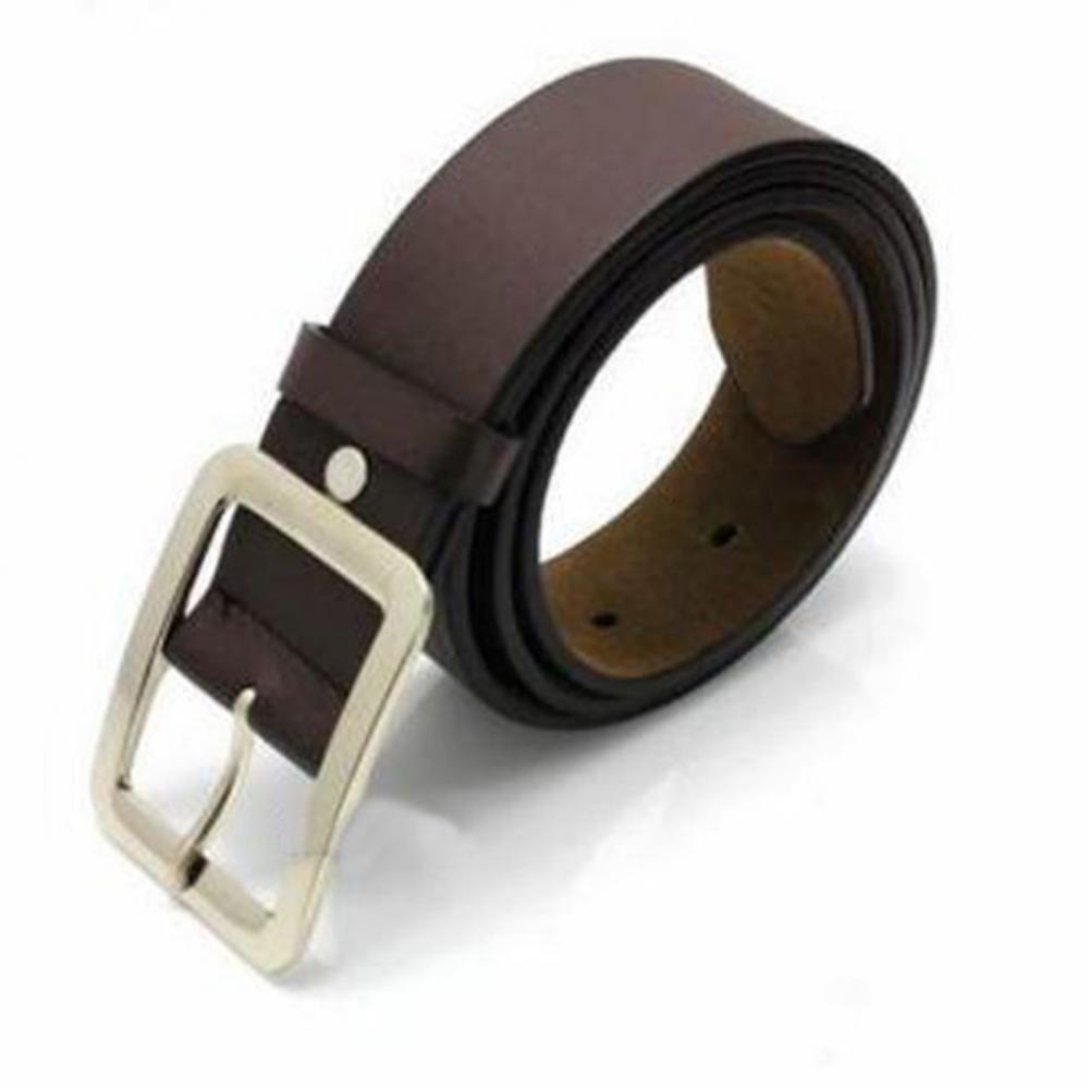 Color: Brown - Business Men Luxury Belt Casual Pin Buckle Waist Strap Faux Leather Belt Waistband Clothes Accessory р?µм?µнь му?¶ской