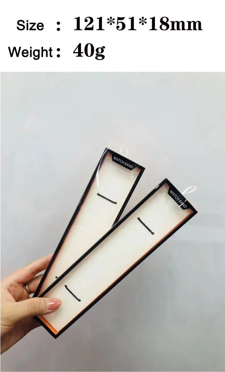 Color: WHITE, Ships From: CHINA - Simple Portable Strap Box Case for Apple Watch Band Paper Pack Box 38/40/42/44MM for Series Leather Silicone Nylon Milanese Band