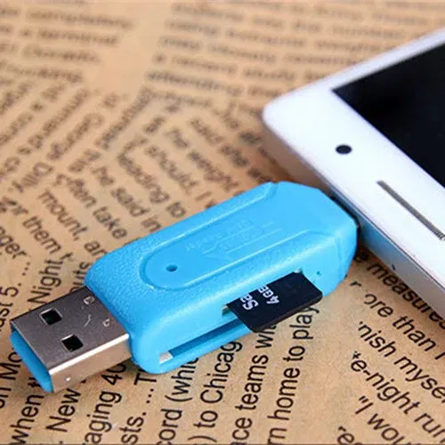 Color: GRAY - Pen Drive 2 in 1 USB OTG Card Reader High Speed Flash Drive Real Capacity Memory Stick Suit For Phone ofertas con envio gratis