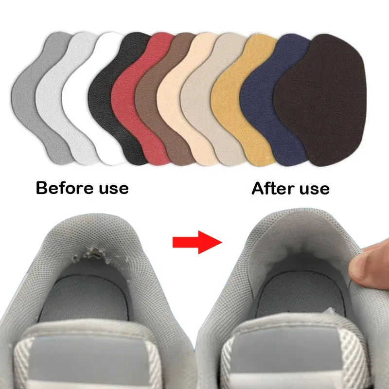 Color: Brown, Ships From: CHINA - 4Pcs Sports Shoes Patches Insoles Sneakers Men Heel Repair Subsidy Women for Anti-Wear Shoes Heels Sticker Foot Care Pad Inserts