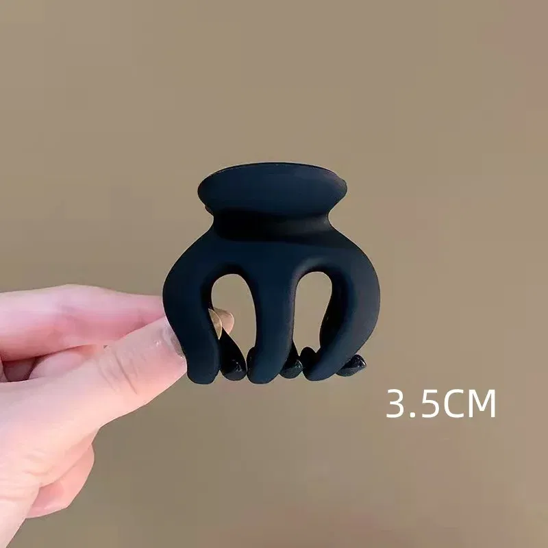 Color: Lavender - Korean Fashion Hight Ponytail Hair Claw Clip Acrylic Small Hair Claws Women Girls Shark Clips Headwear Barrette Hair Accessories