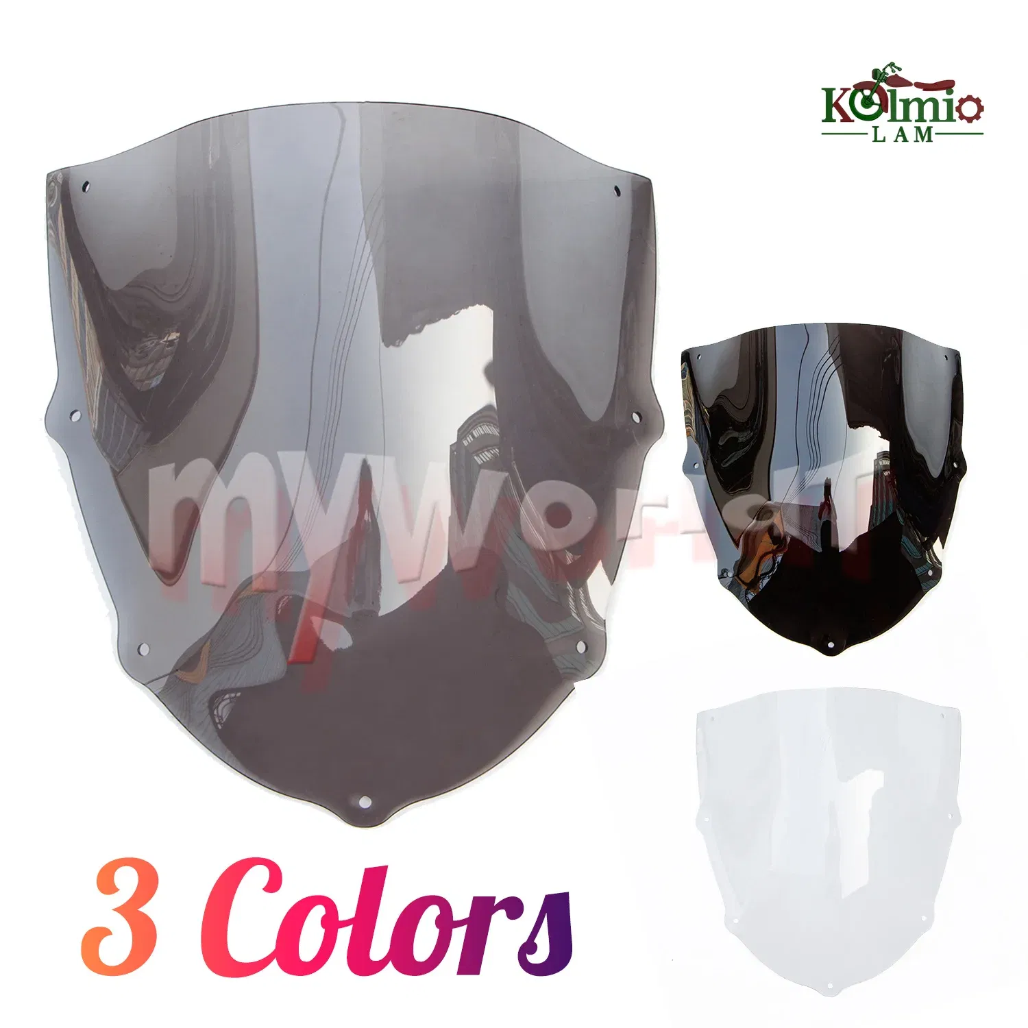 Color: Black - Fit For Aprilia RS125 RS250 1999 - 2005 Motorcycle Windshield Windscreen RS 125 250