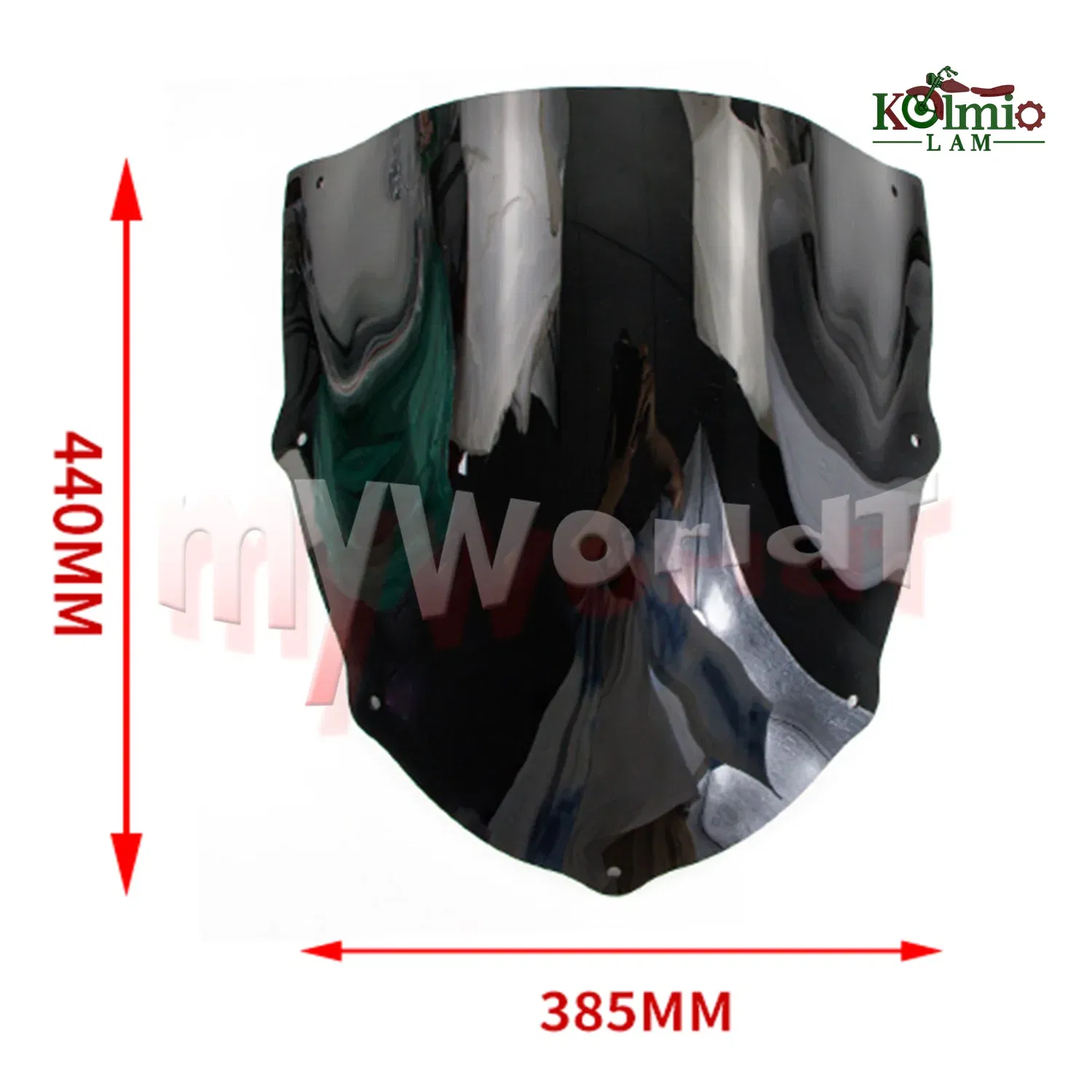 Color: Black - Fit For Aprilia RS125 RS250 1999 - 2005 Motorcycle Windshield Windscreen RS 125 250
