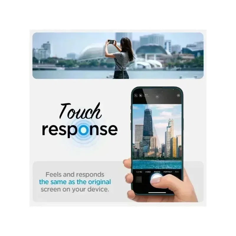 Color: ROSE - BX -Sp-gen tempered glass ForIPhone 15 Pro Max/15/16 Pro Max s24 ultra GLAS.tR EZ Fit Auto Tray HD for iPhone Screen Protector