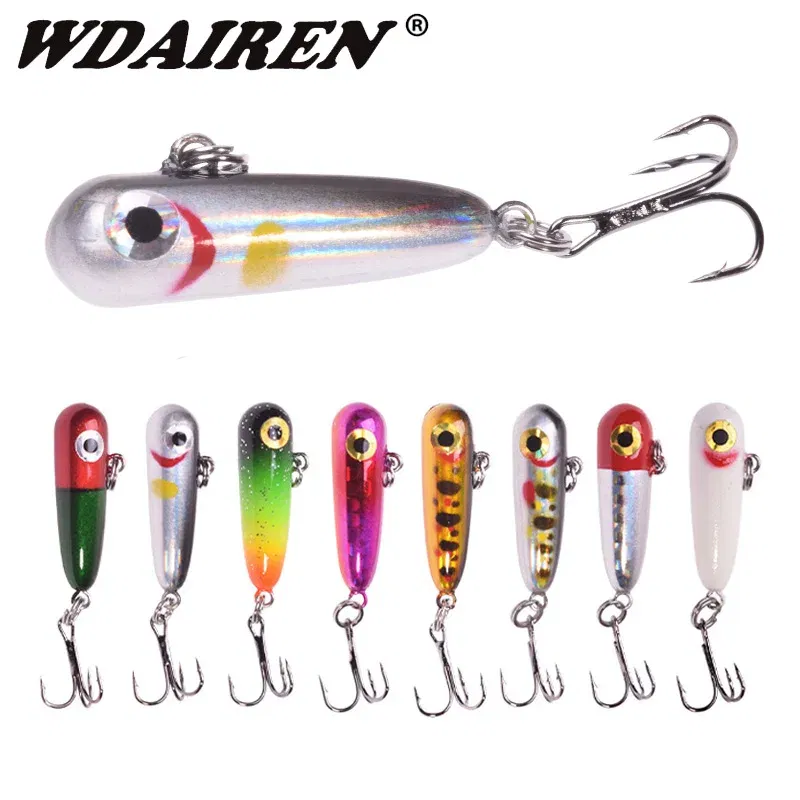 Color: Red, Size: 40mm - New 1Pcs Sinking Pencil Fishing Lure 3cm 2.8g Saltwater Minnow Heavy Stick Wobbler Artificial Hard Bait Bass Trout Pesca Tackle