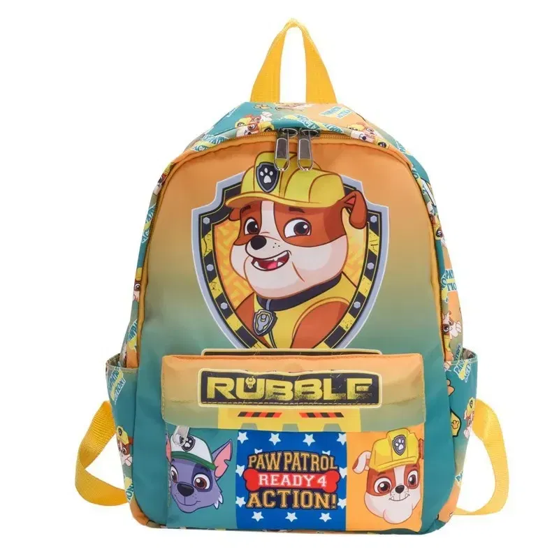 Color: Blue - PAW Patrol Original Backpack Skye Chase Schoolbag Anime Figure Boys Girls Puppy Patrol Doll Cute Cartoon for Children Toys Gifts