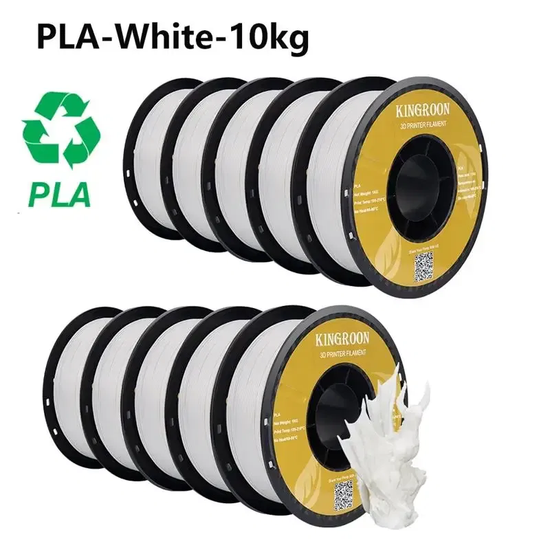 Color: Glowing Yellow, Ships From: CHINA - Top 3D Printer 10KG PLA PETG ABS Filament 3D Printing Plastic Material 1.75mm 100% No Bubble Spool