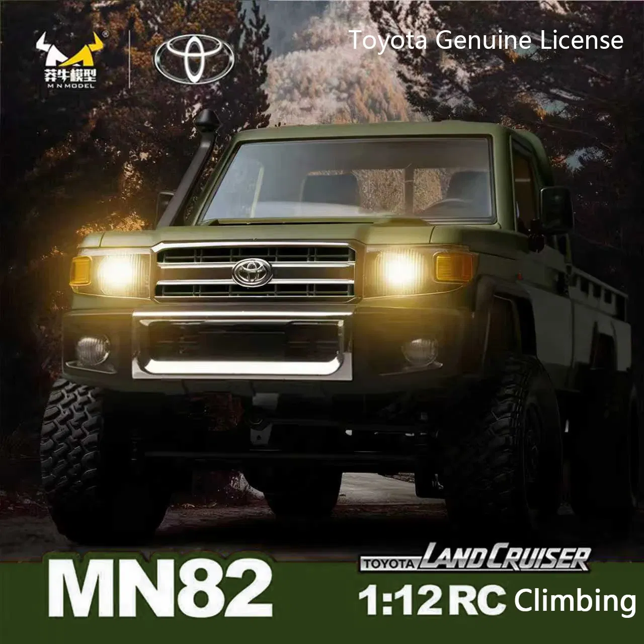 Color: Blue - MN MODEL 1/12 4x4 2.4G Remote Control Climbing Car Professional LC79 Truck Off-road Vehicle Rock Crawler All Terrain Pickup Toy