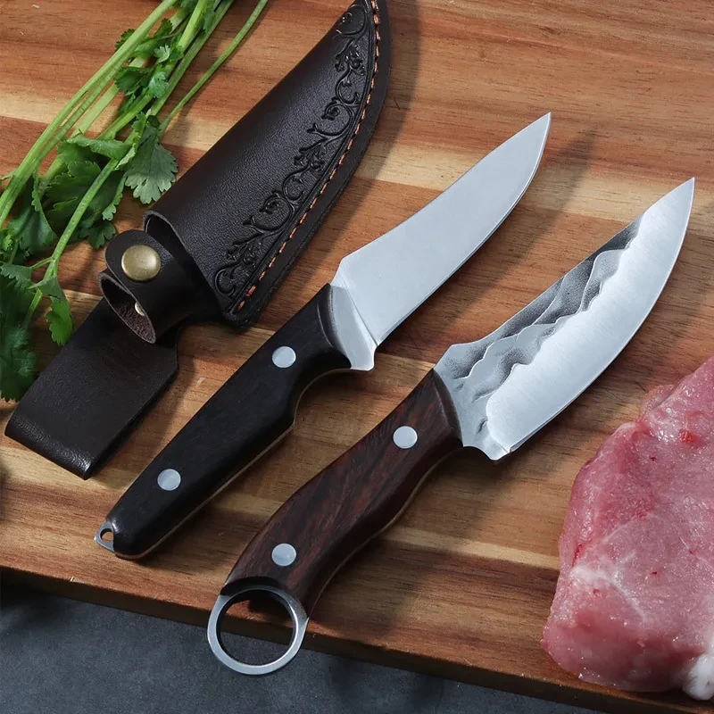 Chef Knife with Leather Case