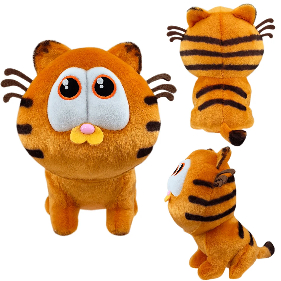 Color: Red - New 2024 25cm Garfield Plush Cute Soft Animal Anime Movie Garfield Odie Plush Stuffed Toy Doll Children Adults Fans Gift