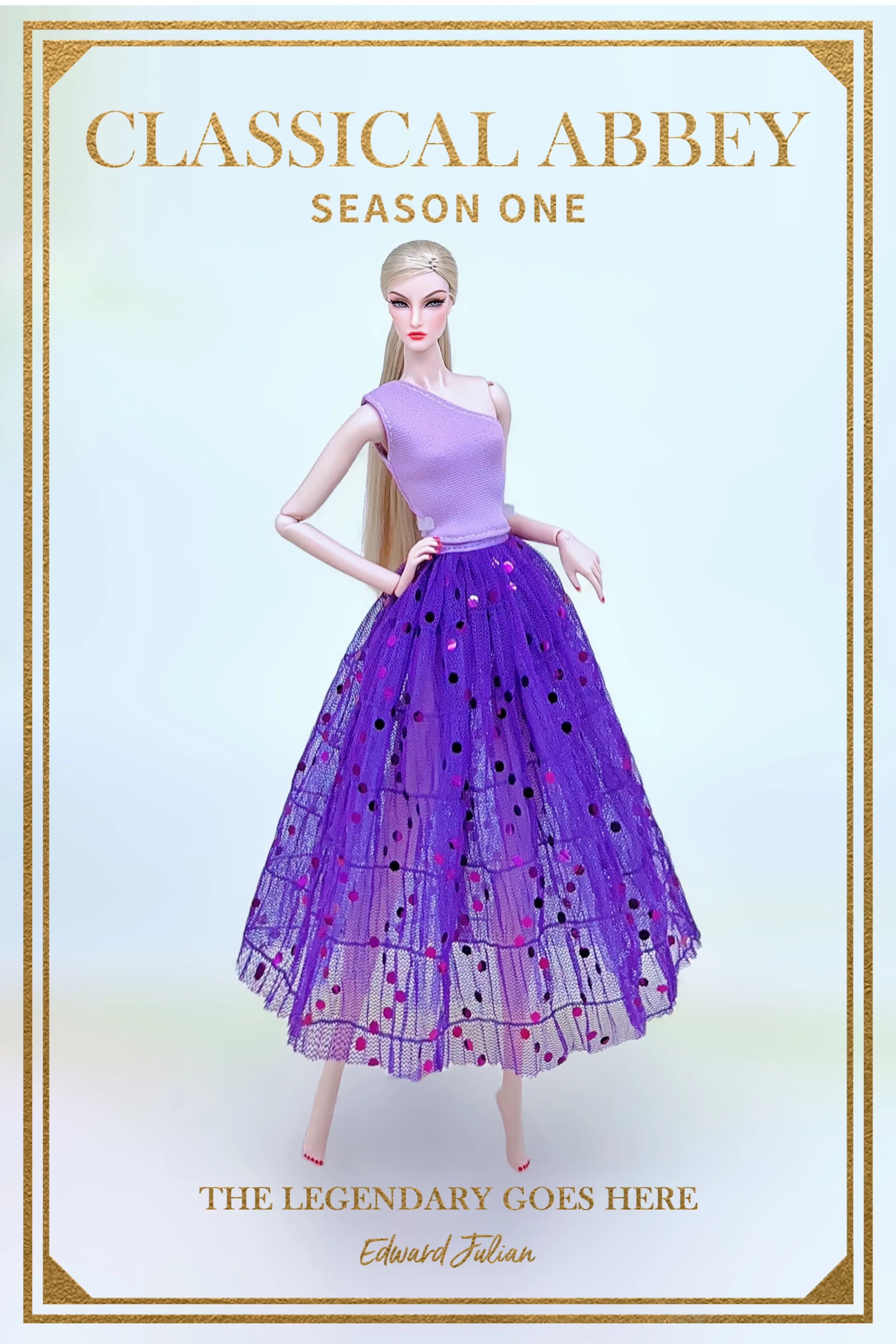 Color: Blue - for winter clothes for barbie dolls