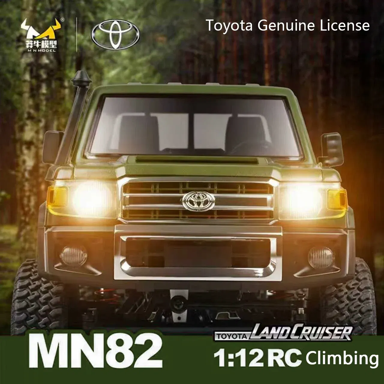 Color: Silver - MN MODEL 1:12 4WD Retro RC Off-road Car All Terrain Vehicle Climbing Truck Rock Crawler Pickup Collection Model Toy for Adult