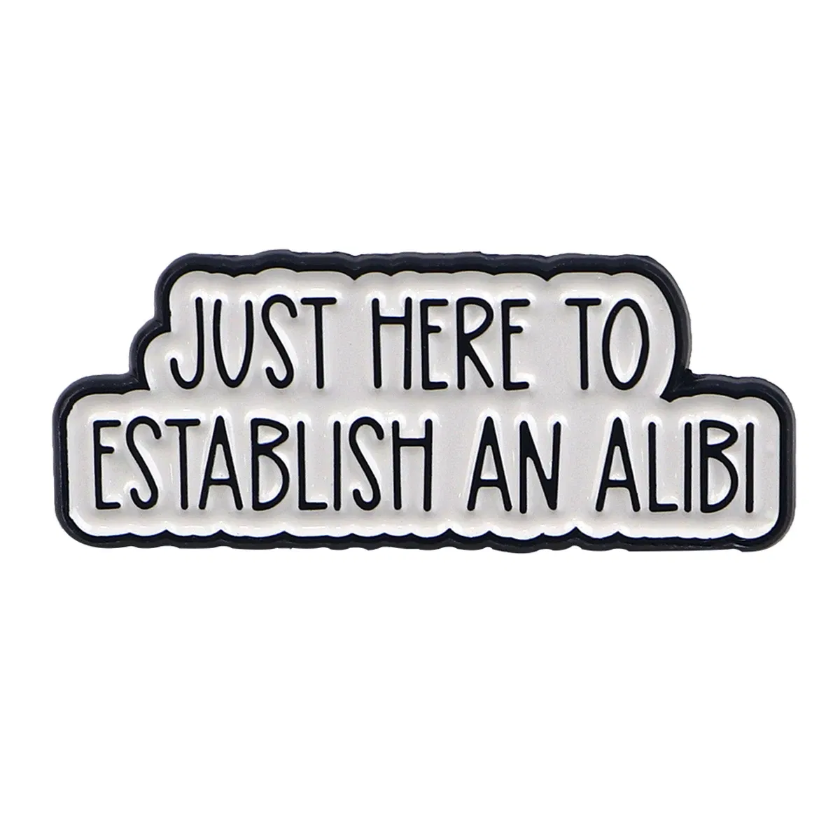 Metal color: Light Yellow Color, Main Stone Color: MULTI - Quotes Enamel Pins Cartoon Women's Brooches Men Lapel Pins Letters Badge on Backpack Costume Accessories Phrase Jewelry Gifts