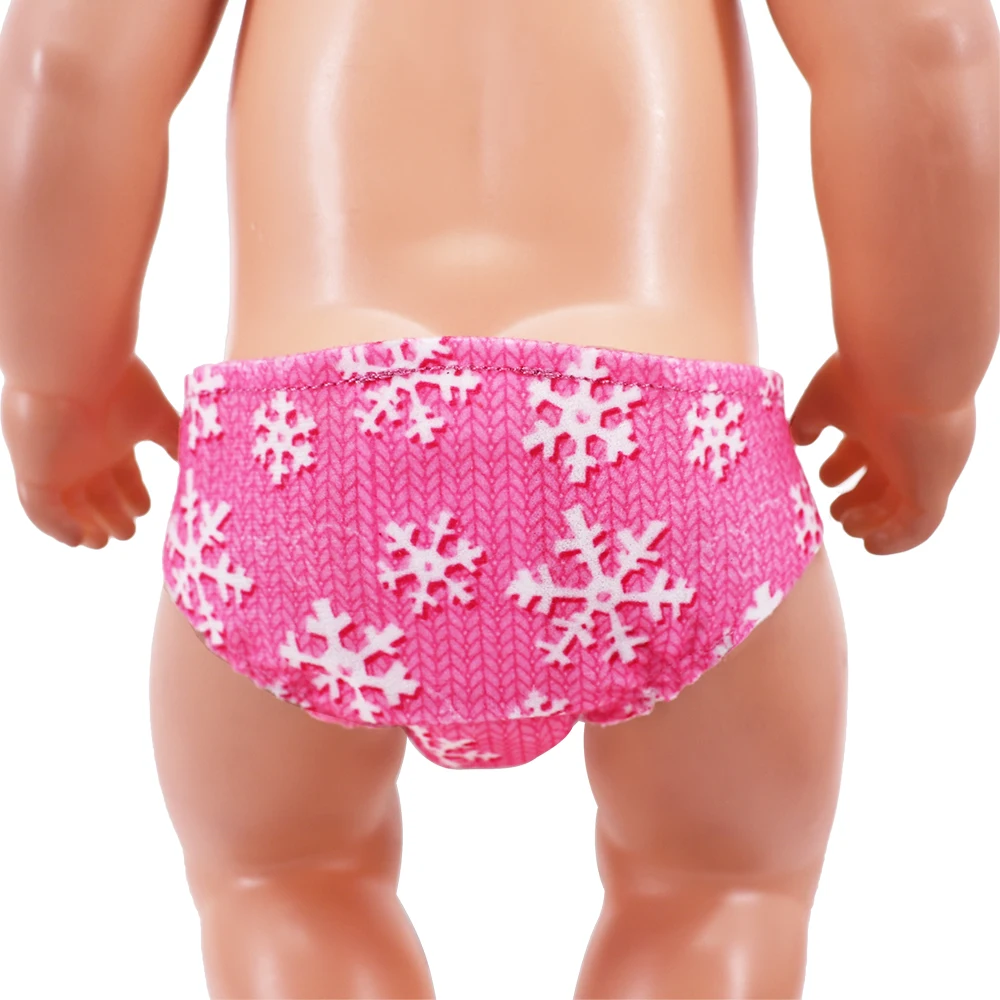 Color: Chocolate - Reborn Doll Panties,Cute Pattern Underwear Panties Accessories Fits 43Cm Newborn Baby Doll,18 Inch American Girl Doll,Girl Gifts