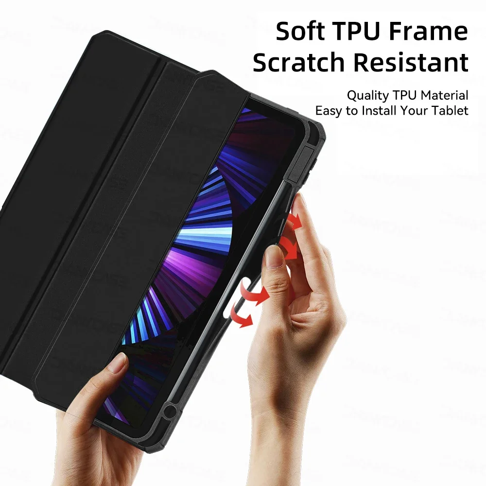 Color: PURPLE, Size: 12.4 - For ipad 10th generation case iPad Air 11 inch M2 Air 6 Air 5 4th 10.9 Pro 11 M4 Air13 M2 mini 7 6 10.2 7 8 9th Pro 11 12.9 case