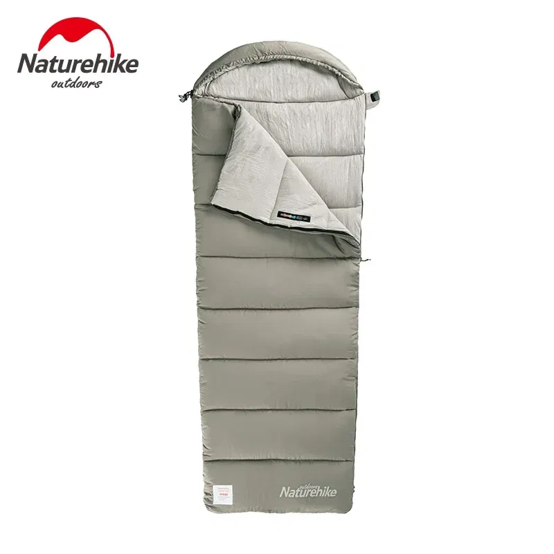Color: plum, Ships From: CN - Naturehike Winter Sleeping Bag Ultralight Compact Potable Envelope Cotton Quilt Spliced Travel Outdoor Camping Sleeping Bag