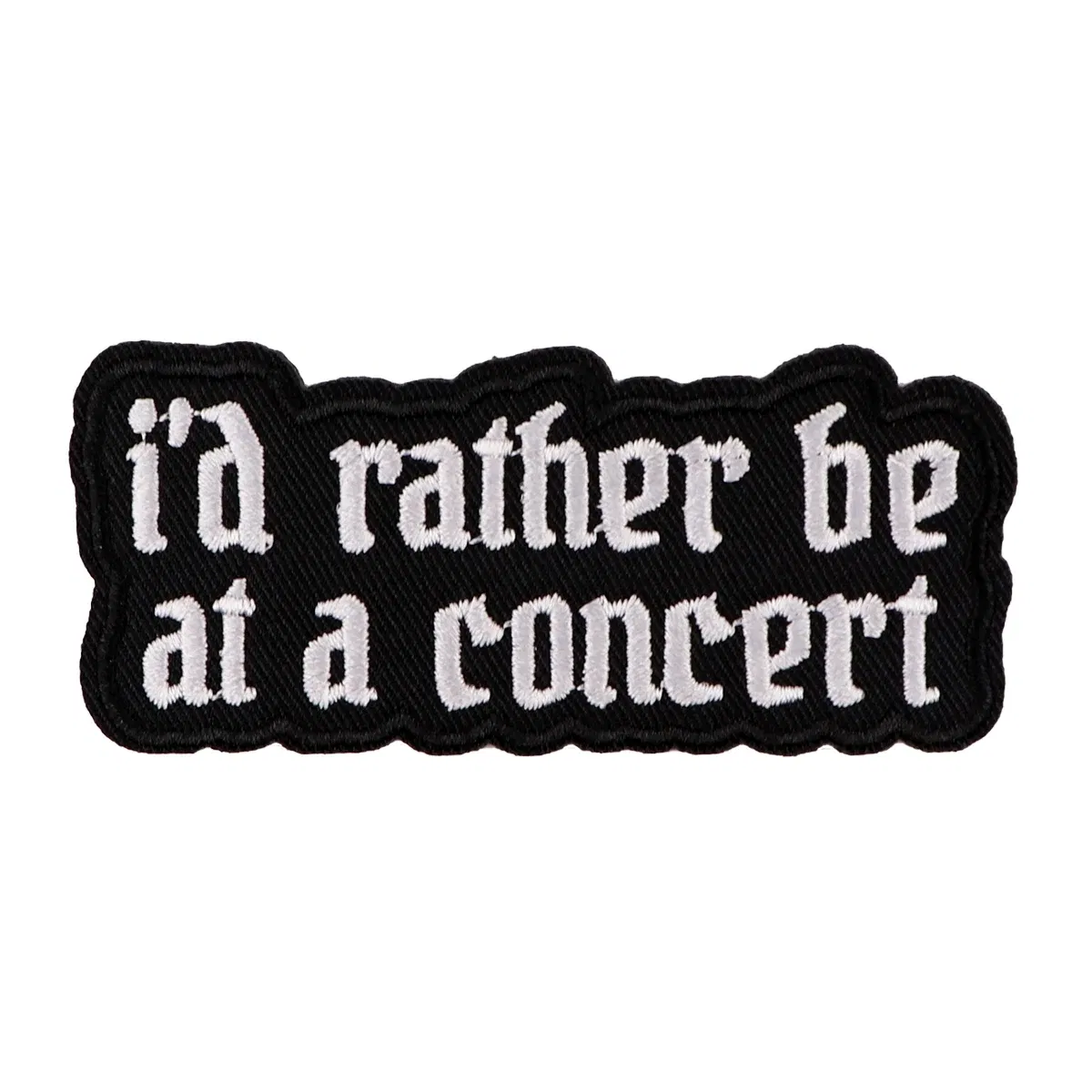 Color: Antique Zinc - Letters Black Embroidery Patch Funny Quotes Iron On Patches For Clothing Thermoadhesive Patches On Clothes DIY Sew Badges