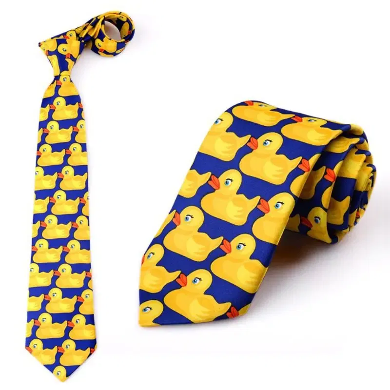 Necktie Yellow Duck