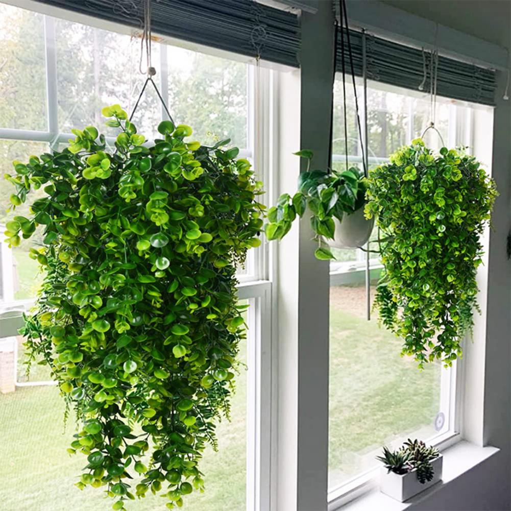 Imitation Plants  Fancy Fake Hanging Green Plant Ivy Leaf  Reusable Fake Plant