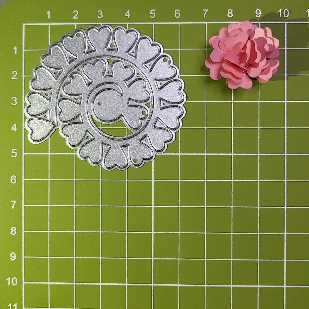 Color: light green, Size: S, Ships From: CHINA - 6 Styles Spiral Flower Metal Cutting Dies Scrapbook Embossing Circle Die Cuts Album DIY Craft Cutting Die 2023 New