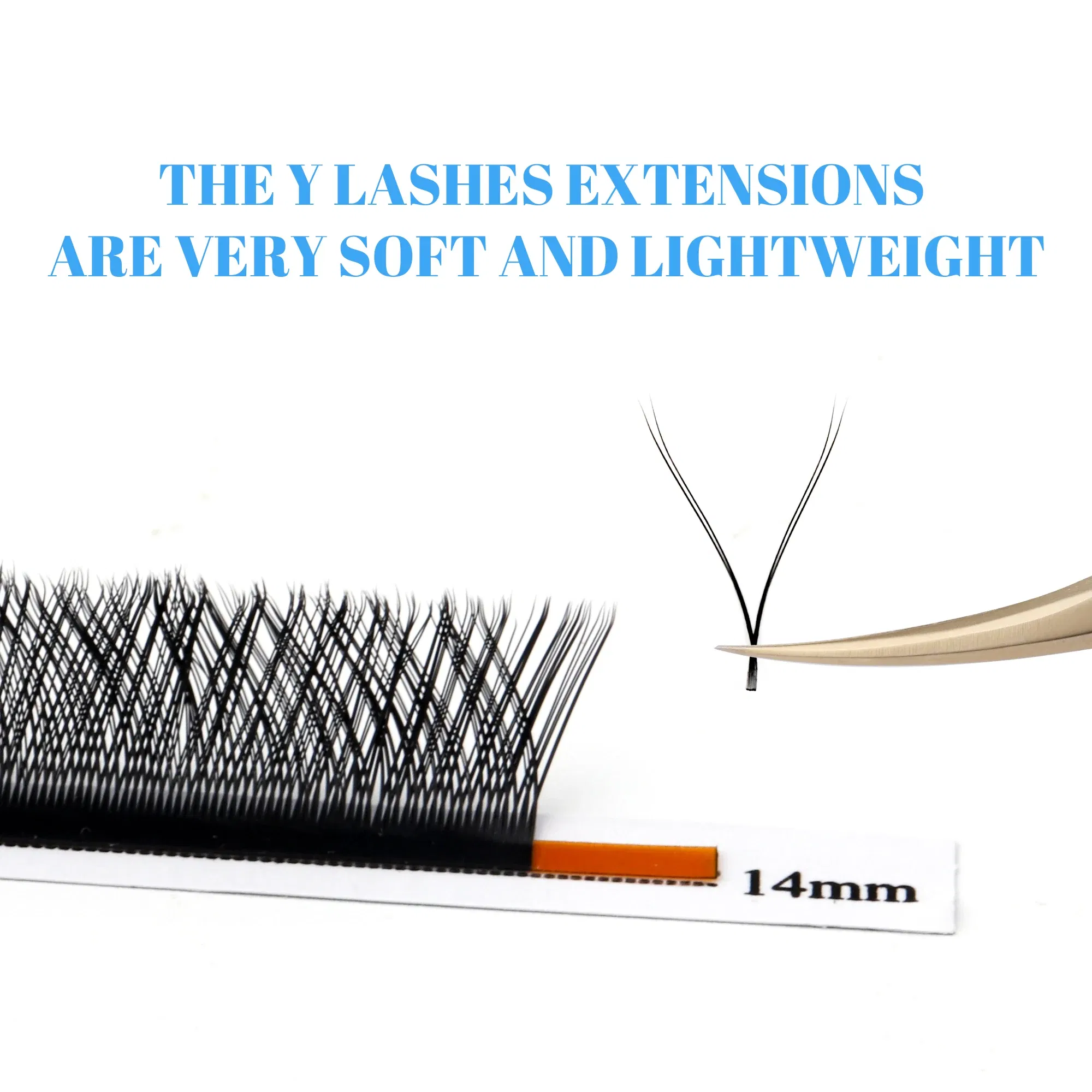 Color: Dark Brown, Curl: D, Thickness: 0.07mm, Length: 9mm, Ships From: CHINA - Gemerry YY Shaped Eyelash Extension Automatic Flowering W Shape Bloom 3D 4D 5D 6D 8D Premade Fans Eyelash Makeup Volume Lashes