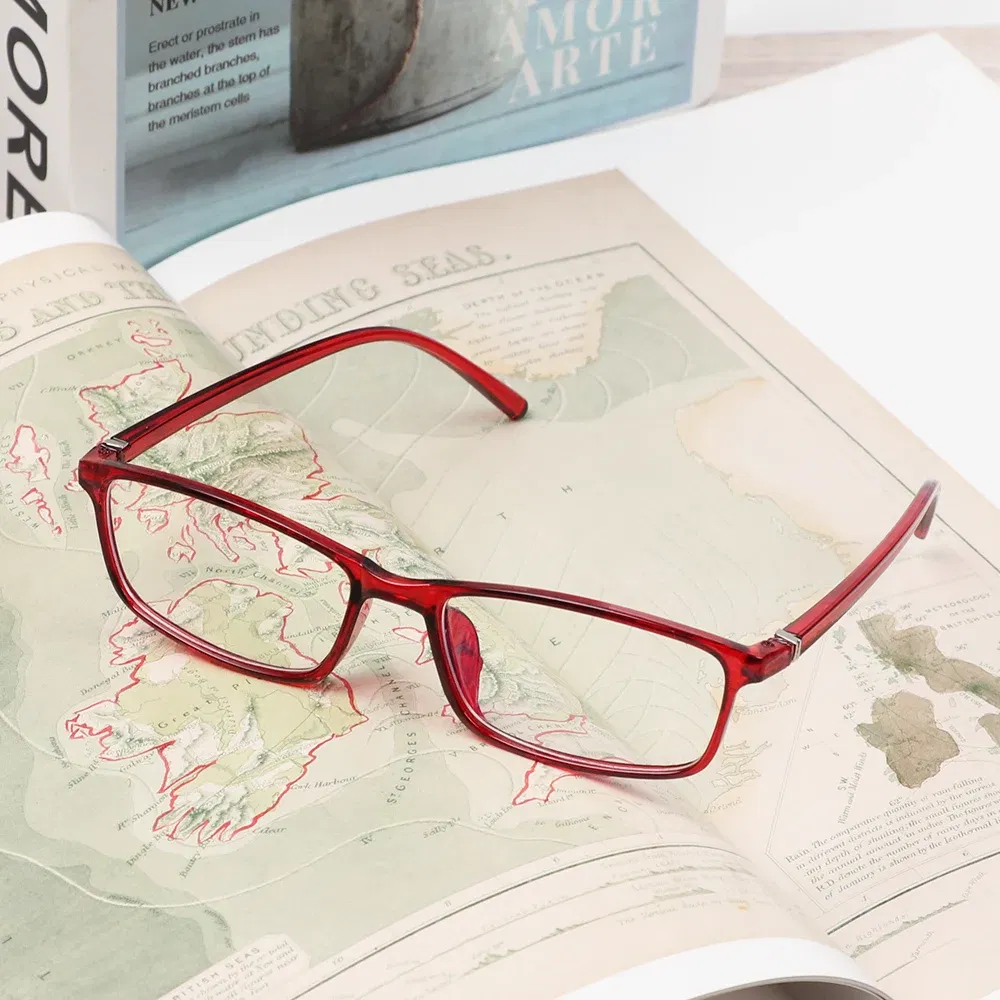 Frame Color: Orange - Anti Light Glasses Ray Blue Fashion Anti Blue Fatigue Protection Blocking Goggles Eye Square Radiation Computer Games Glasses