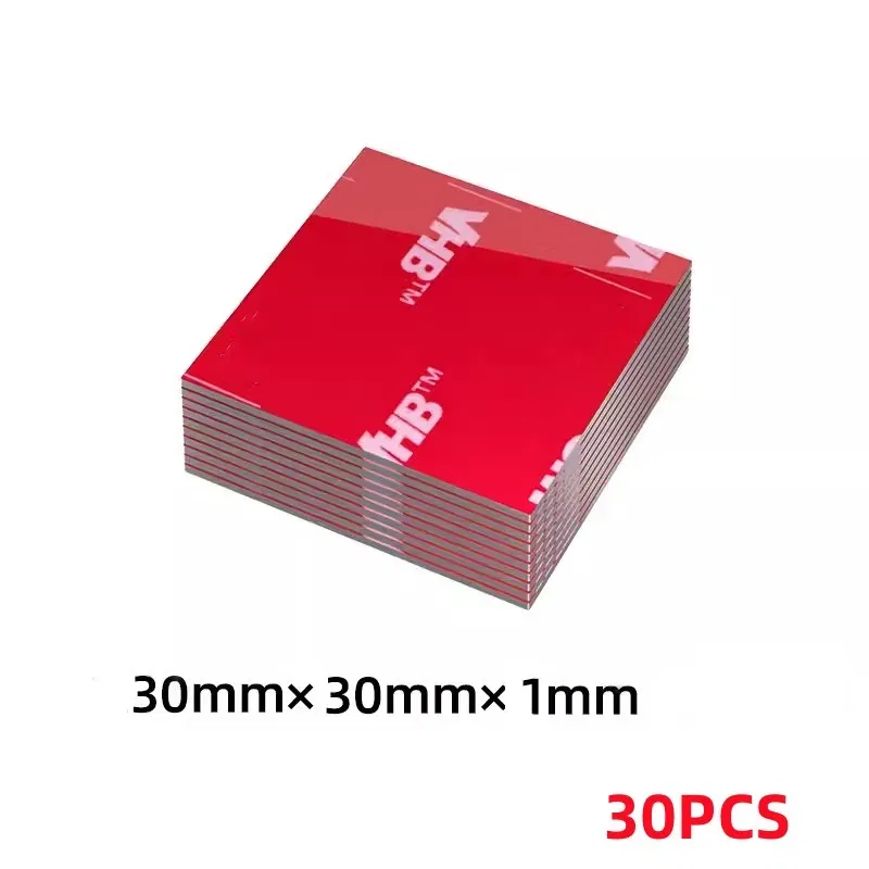 Color: Silver - Super Strong VHB Double Sided Tape New Waterproof No Trace Self Adhesive Acrylic Patch Sticky For Home Car Office School