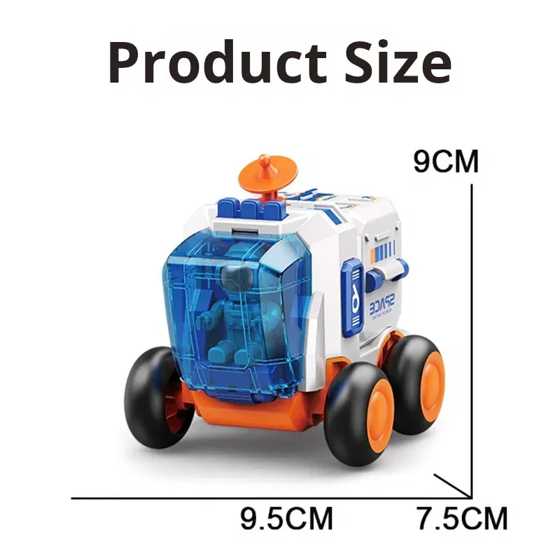 Color: Beige - Children's Toy Car, Astronaut, Astronaut, Rocket Spacecraft, Detachable Boy Figurine Toy