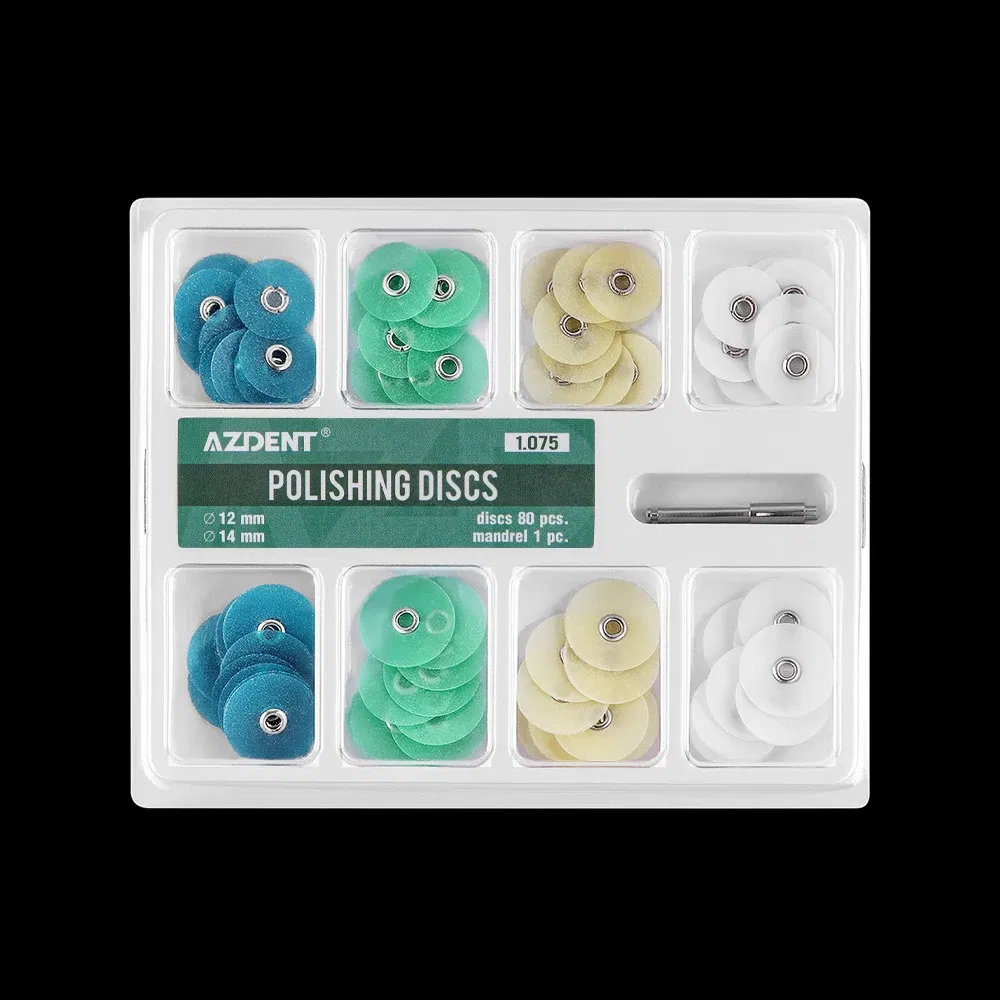 Color: GRAY, Ships From: CHINA - AZDENT 10 Boxes Dental Polishing Discs Polishing Pad Gross Reduction Contouring Mandrel Stripes Set Dentistry Tools 80/40pcs/Box