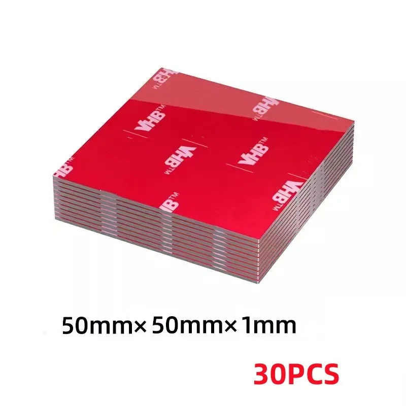 Color: WHITE - Super Strong VHB Double Sided Tape New Waterproof No Trace Self Adhesive Acrylic Patch Sticky For Home Car Office School