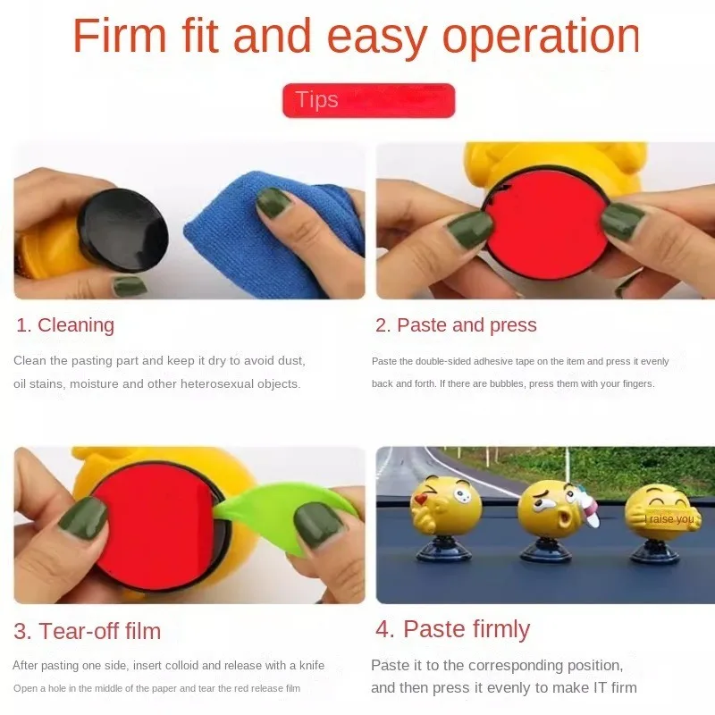 Color: WHITE - Super Strong VHB Double Sided Tape New Waterproof No Trace Self Adhesive Acrylic Patch Sticky For Home Car Office School