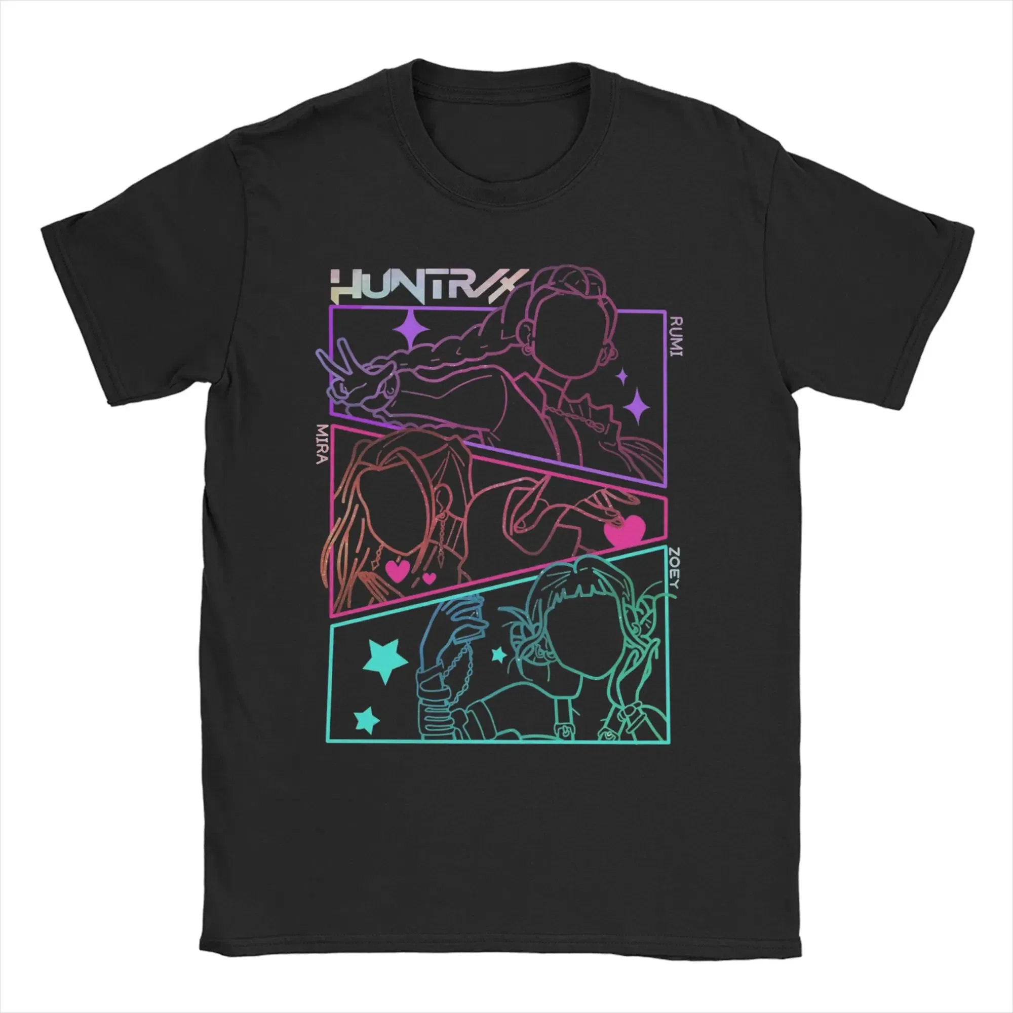 Color: Lavender, Size: M - Derpy Tiger Cat T Shirt Men Women's Cotton Unique T-Shirt Round Collar Huntrix Kpop Demon Hunters Tees Short Sleeve 4XL 5XL 6XL