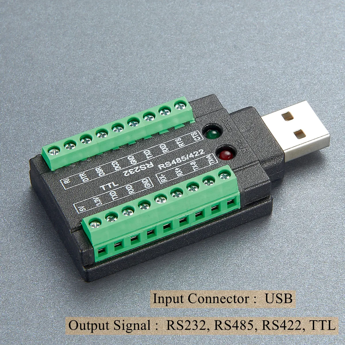 USB to 485 RS485/422/232/TTL Converter Serial Interface with FT232RNL Chip 4 in 1 Serial adapter with FTDI Chip
