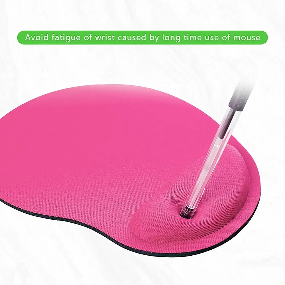 Color: Red - Mouse Pad Gaming MousePad Premium Mousepad Speed and Control Desk Pad Pink Mouse Mat High-Grade Desk Mat Gold Letter Series