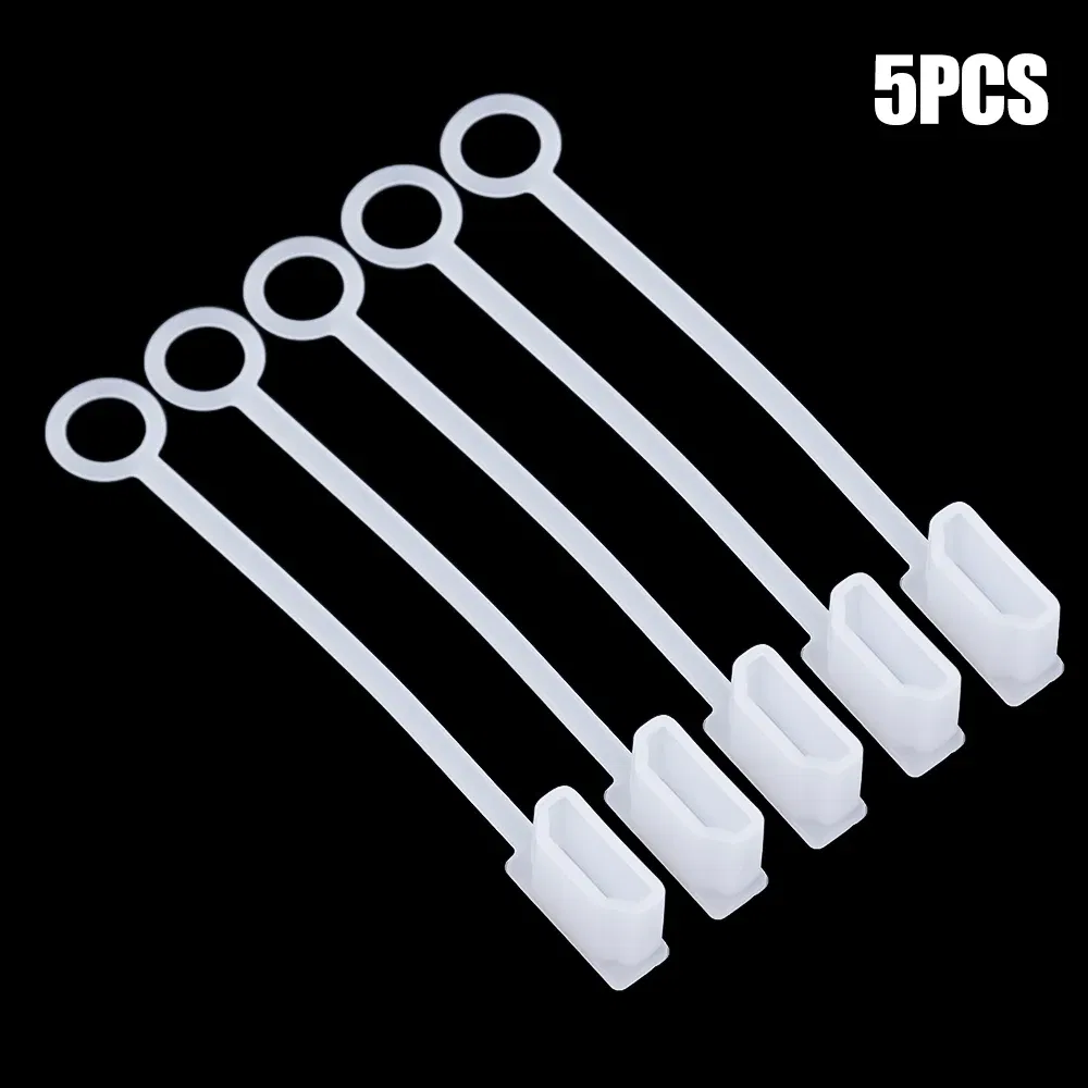 Color: BROWN - Dust Plug for HDMI-compatible Cable Dust Covers Dustproof Anti-loss Dustplugs Cap for HDMI-compatible Mobile Phone Cables