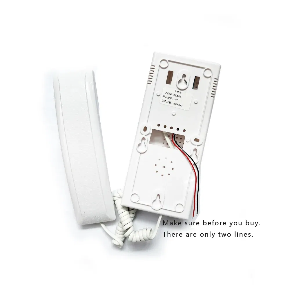 Color: black - Building Intercom System Extension/non Vsual Doorbell Indoor Machine Phone Or Decoder
