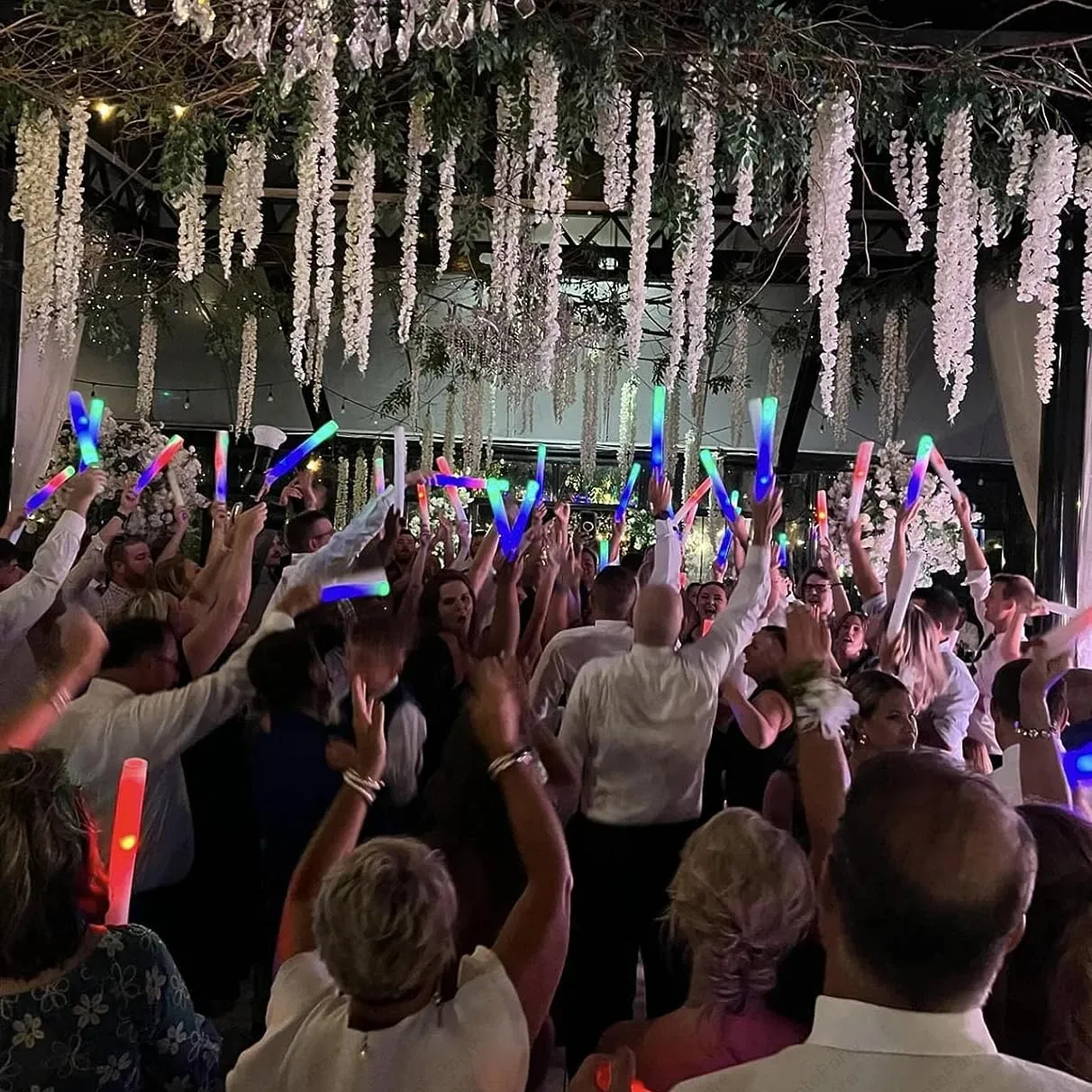 Color: Olive, Size: L - 10/12/15pcs LED Foam Glow Sticks Wedding Party Accessories Light up Foam Stick Glow in The Dark Birthday Festival Party Supplies