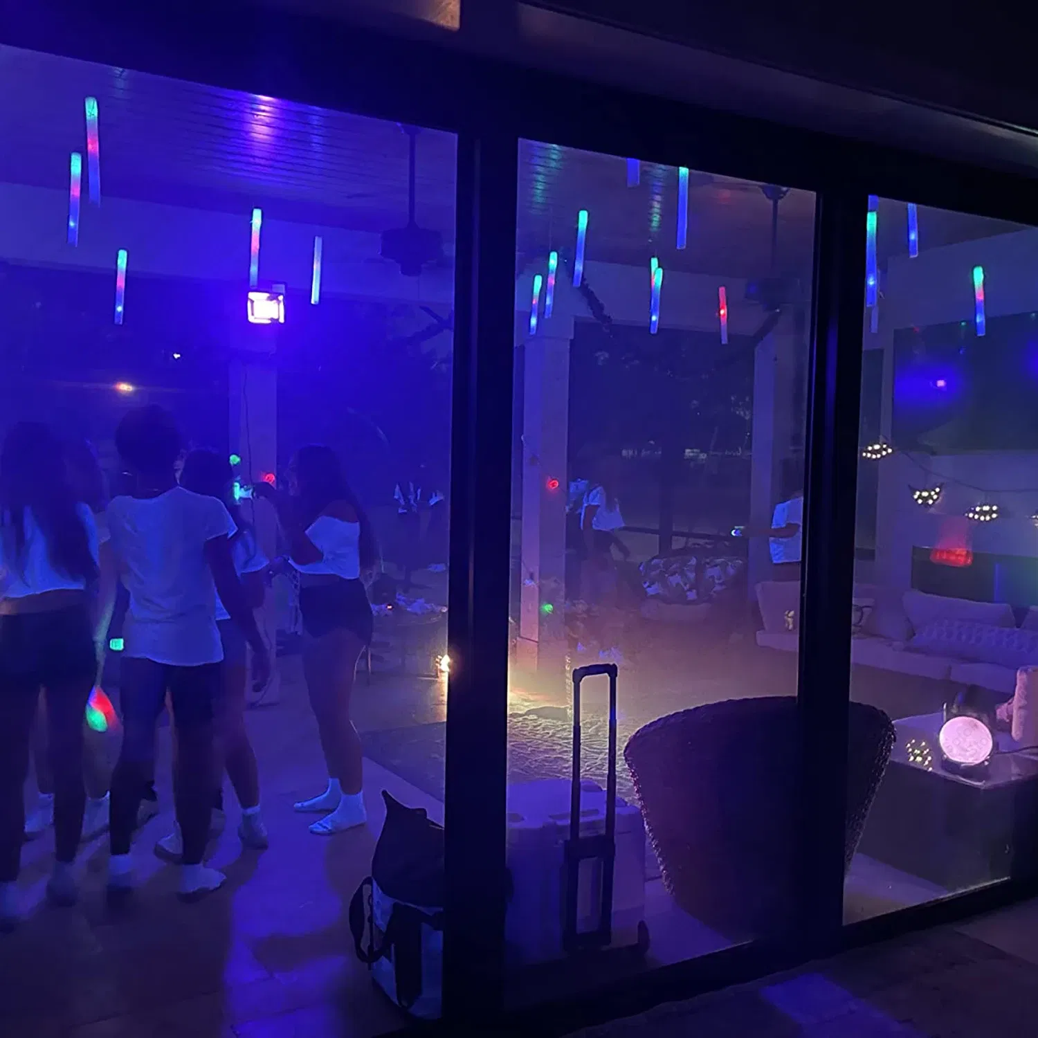 Color: Olive, Size: L - 10/12/15pcs LED Foam Glow Sticks Wedding Party Accessories Light up Foam Stick Glow in The Dark Birthday Festival Party Supplies