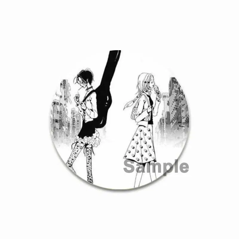 Color: DEEP BLUE, Size: M - 58/44/32MM Anime Cartoon Figure Nana Brooches Cosplay Exquisit Badge for Collar Backpack Hat Accessory Handmade Enamel Pin