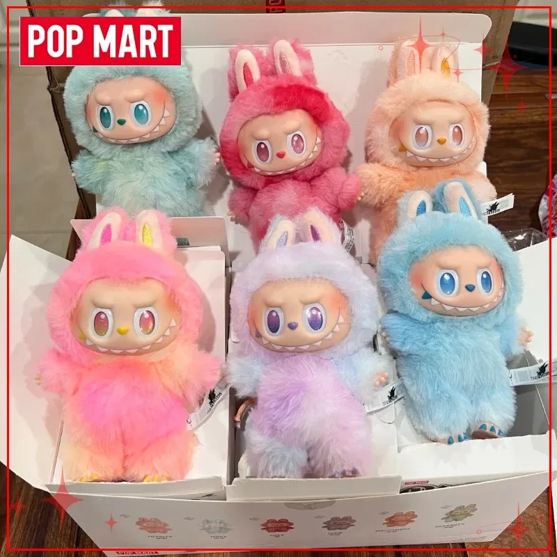 Color: GRAY - POP MART Labubu THE MONSTERS Big Into Energy Series Blind Box Vinyl Plush Dolls Pendant Action Figure Collection Birthday Gifts